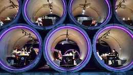 Wait, What? Unique China Restaurant Has Circular Dining Built In Concrete Pipes