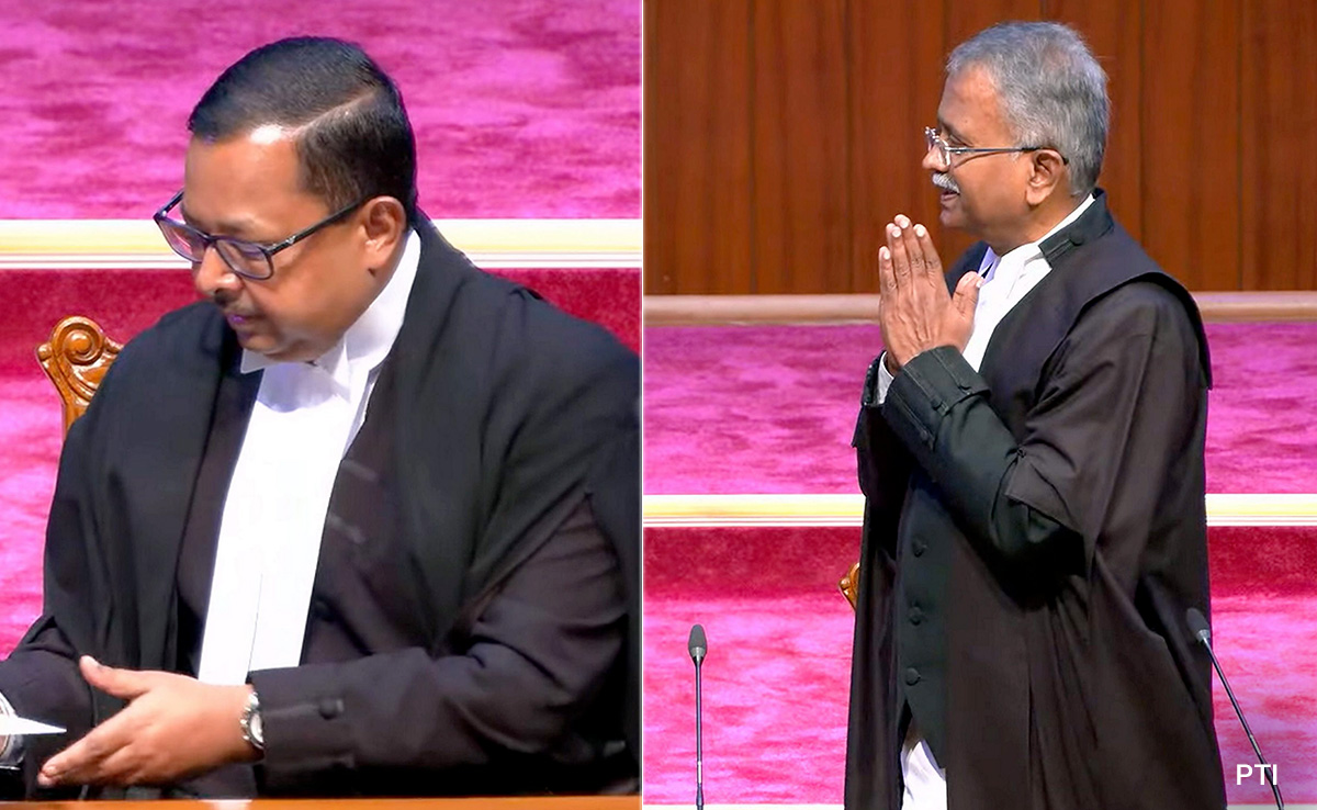 Supreme Court Gets 2 New Judges, Chief Justice Of India Administers Oath