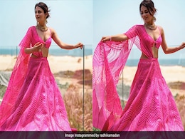 Radhika Madan's Neon Pink Sequin <i>Lehenga</i> Is Fabulously Taking Cabo By Storm Radhika Madan's Neon Pink Sequin <i>Lehenga</i> Is Fabulously Taking Cabo By Storm