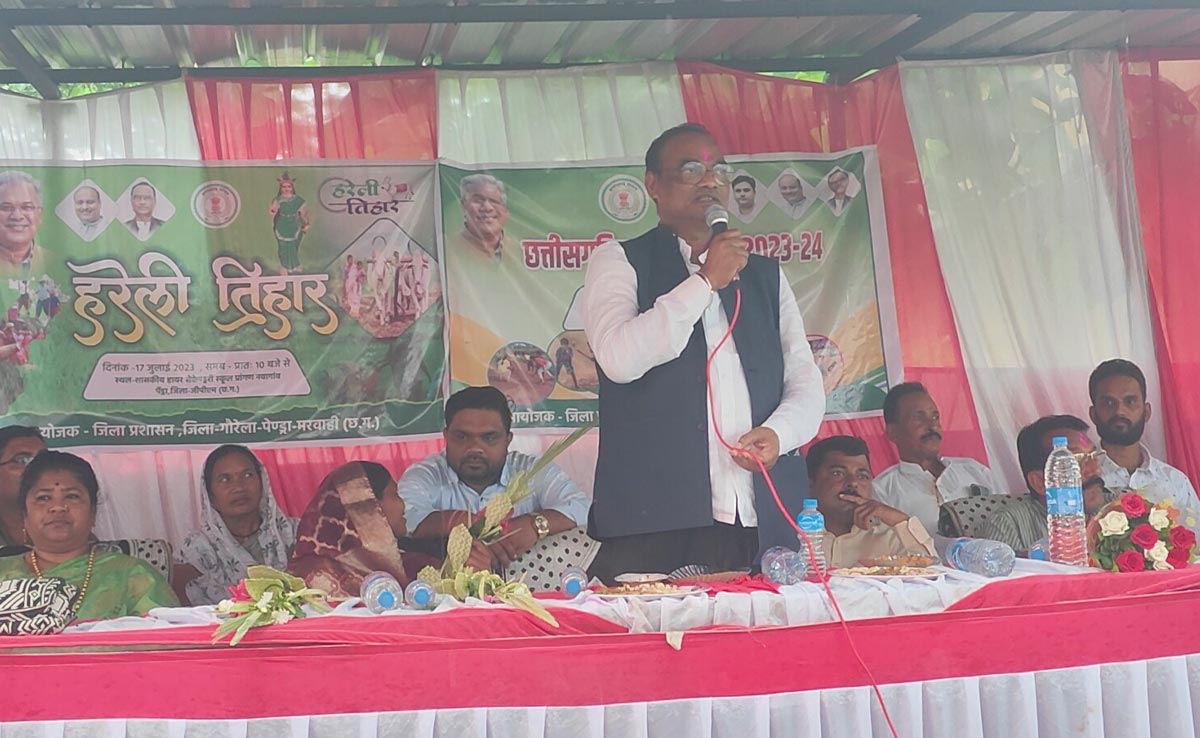 परंपरागत हरेली त्यौहार के साथ हुआ छत्तीसगढ़ ओलंपिक खेलकूद प्रतियोगिता का आगाज