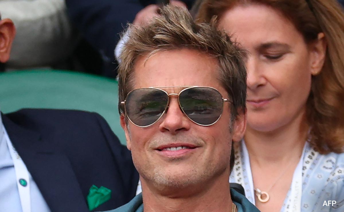 Brad Pitt, 59, Went To Wimbledon And The Internet's Obsessed. Did We Mention He's 59?