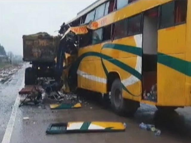 3 Killed, 6 Injured As Bus On Way To PM Modi's Rally In Raipur Hits Truck