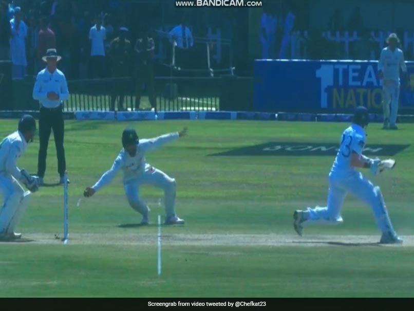 Watch: Pakistan Star's "Unbelievable" One-handed Catch During First Test vs Sri Lanka