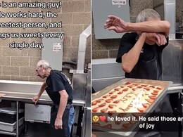 Viral Video: Elderly Man's Reaction To Surprise Birthday Cake Has Internet In Tears