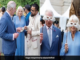 Sabyasachi's Shola Masks Were Fit For British Royalty King Charles III And Queen Camilla Sabyasachi's Shola Masks Were Fit For British Royalty King Charles III And Queen Camilla