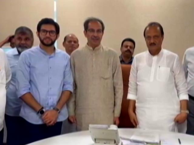 An Uddhav Thackeray, Ajit Pawar Meeting Day After Rival Alliance Talks