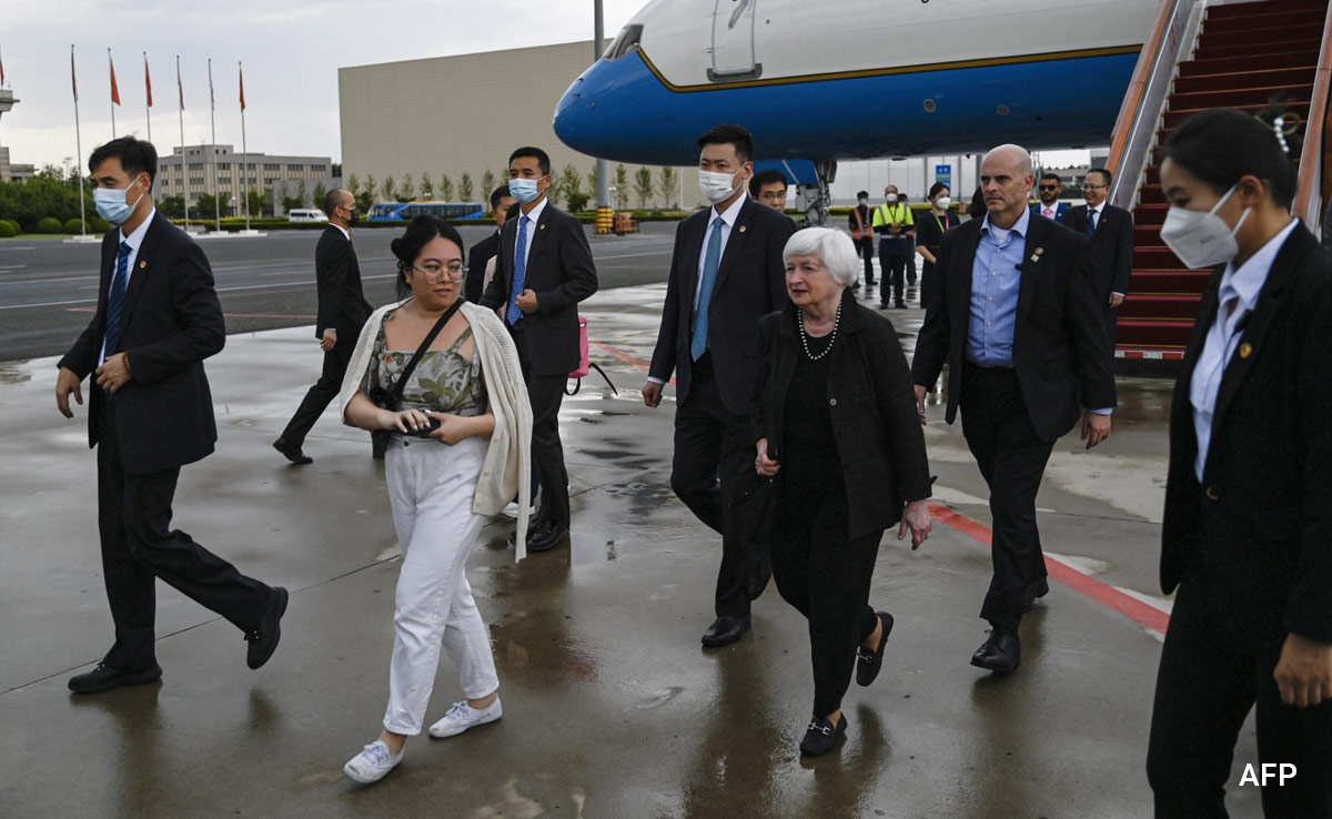 US Treasury Secretary Arrives In China As US Seeks To Stabilize Ties