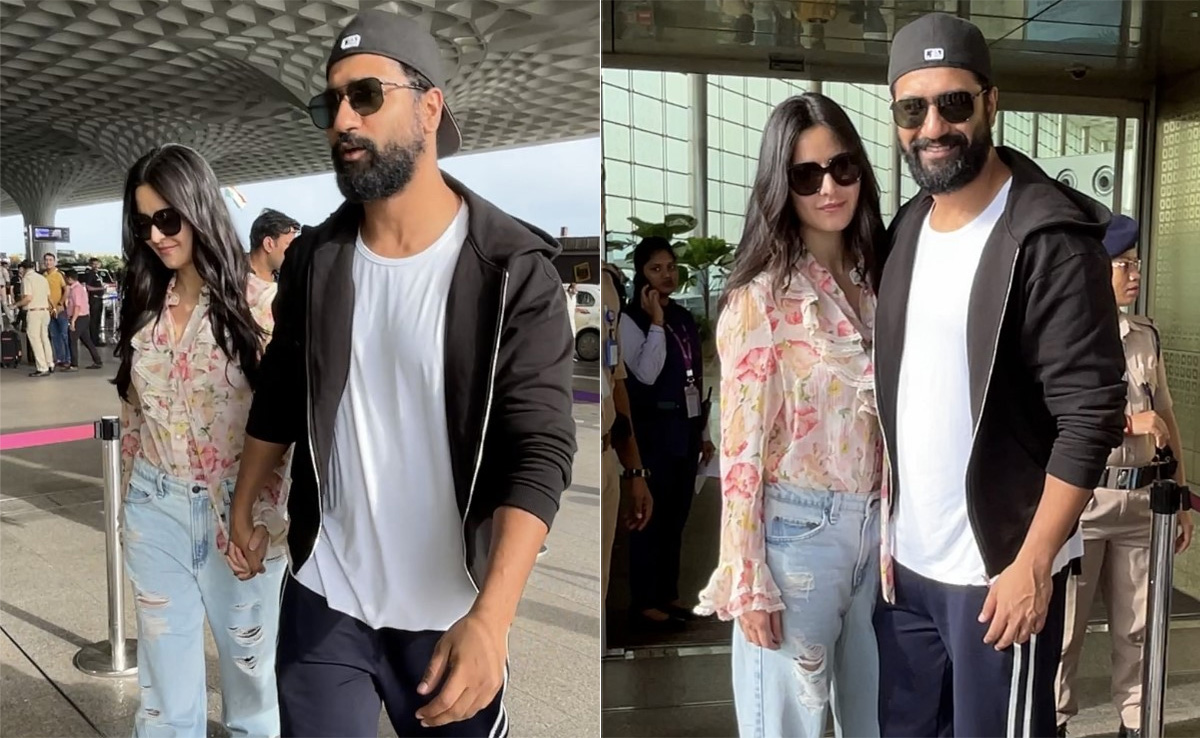 Katrina Kaif Flies Out Of Mumbai With Husband Vicky Kaushal Ahead Of Her Birthday