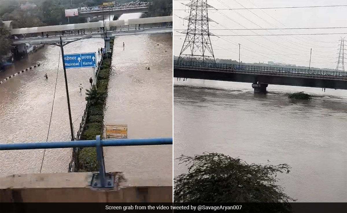 "Cant Believe This Is The Same City": Delhi Man Posts Video Of Flooded Roads