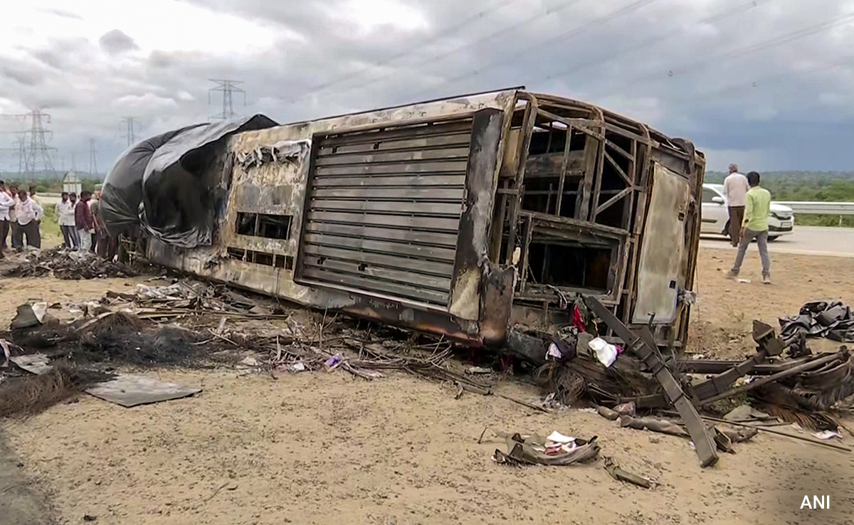 Maharashtra Bus, In Which 25 People Died, Was Fined Many Times In Past