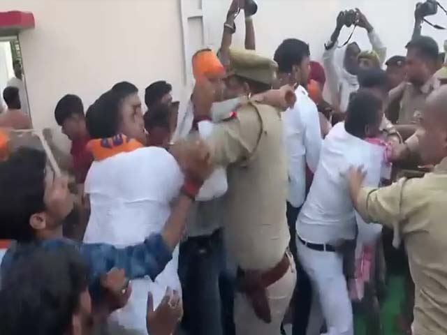 University Officials In UP's Gorakhpur Attacked By Student Group ABVP