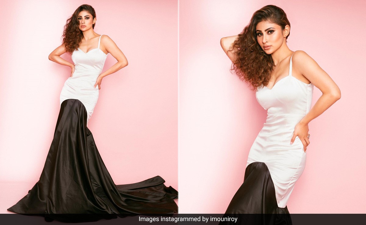 Mouni Roy's Black And White Red-Carpet Gown Will Make You Forget All About Colourpop