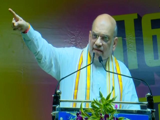Amit Shah Takes On Congress, DMK In Tamil Nadu