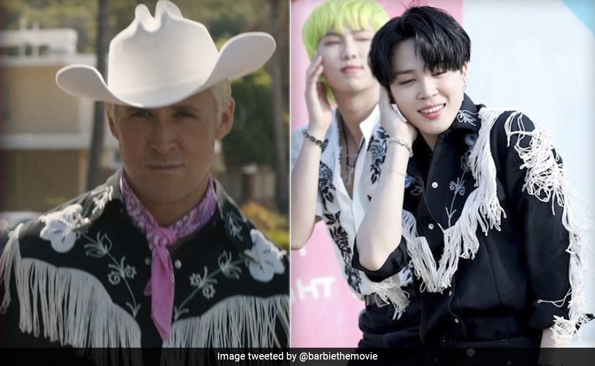 When Ryan Gosling Wore The Same Cowboy Look As BTS' Jimin Did In <i>Permission To Dance</i>