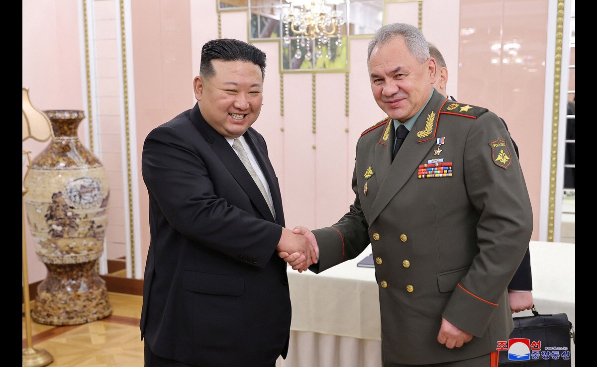 North Korea's Kim Jong Un Meets Russian Defence Minister