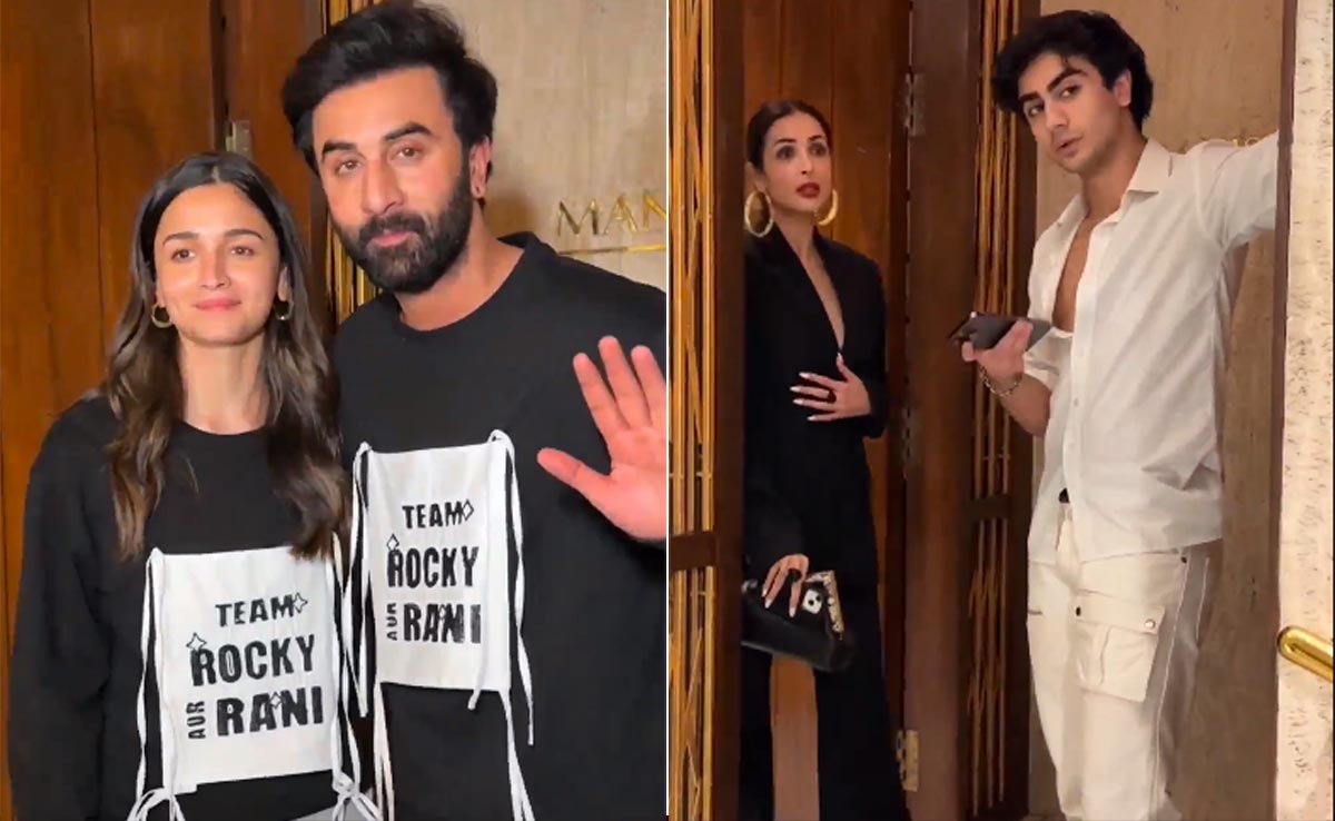 Pics: Alia-Ranbir, Malaika-Arhaan, Ranveer Singh And Others At Manish Malhotra's House Party