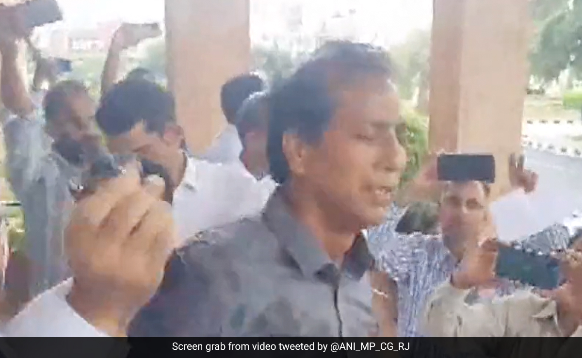 Sacked Rajasthan Minister Marshalled Out Of Assembly After Taking On Ashok Gehlot