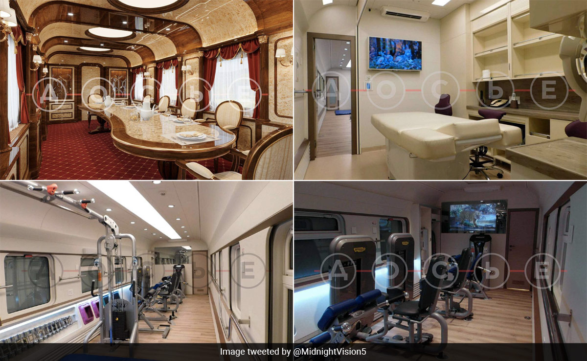 Vladimir Putin's Personal Armoured Train Is Equipped With Gym, Salon And Movie Theatre. See Pics
