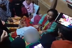 Rohingya Couple Attend Baby's Burial In Handcuffs In J&K Rohingya Couple Attend Baby's Burial In Handcuffs In J&K