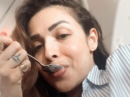 Malaika Arora Enjoys This Wholesome Desi Meal, With A Slice Of Lemon - See Pic