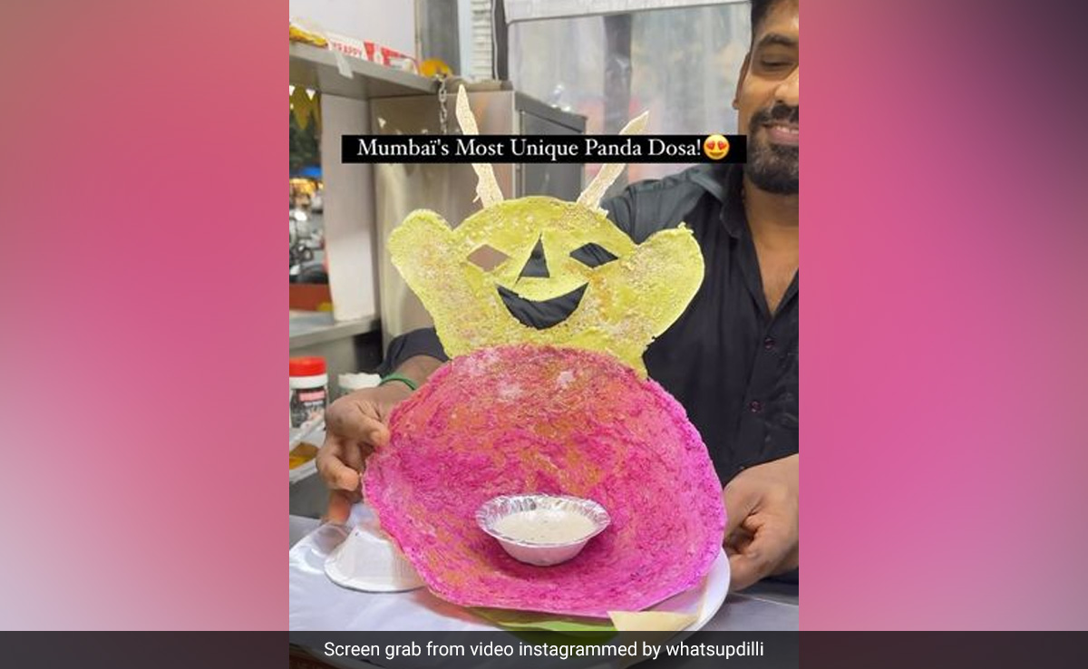 Watch: Street Vendor Makes Panda-Shaped Dosa, Internet Gives Mixed Reaction