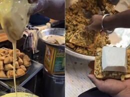 Watch: Street Vendor Makes Massive 1/2 Kg Bread Pakoda. Would You Try It?
