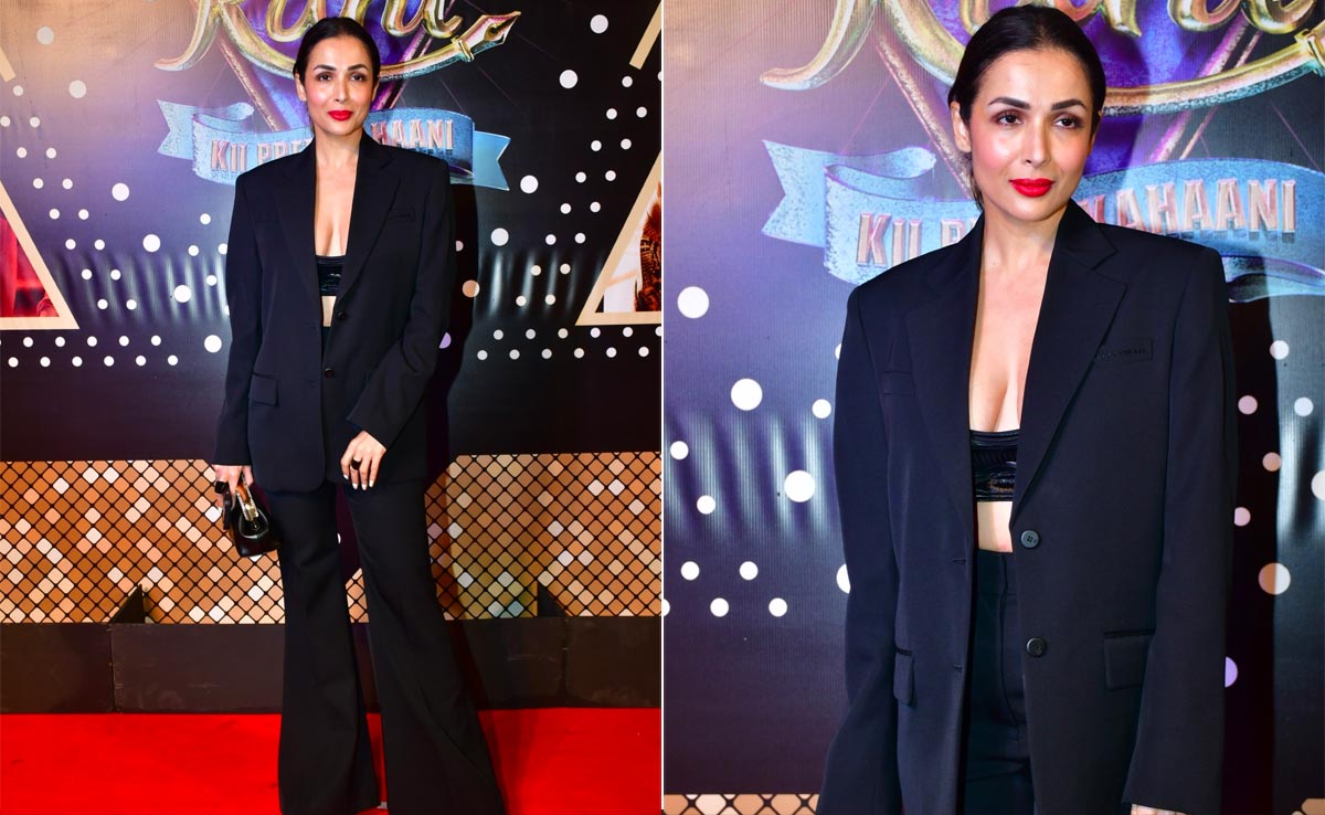 Malaika Arora Makes Sure That A Chic Black Pantsuit Can Never Look Boring On Her