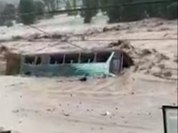 Video: In Himachal's Manali, Gushing Waters Swallow Bus In Seconds Video: In Himachal's Manali, Gushing Waters Swallow Bus In Seconds