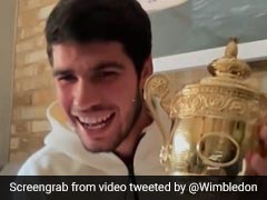 Watch: Carlos Alcaraz Drops Wimbledon Trophy During Live Interview