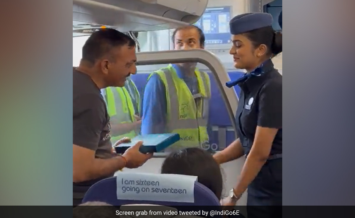 "Flying With A Hero": IndiGo Crew's Gesture For 'Param Vir Chakra' Awardee Wins Internet
