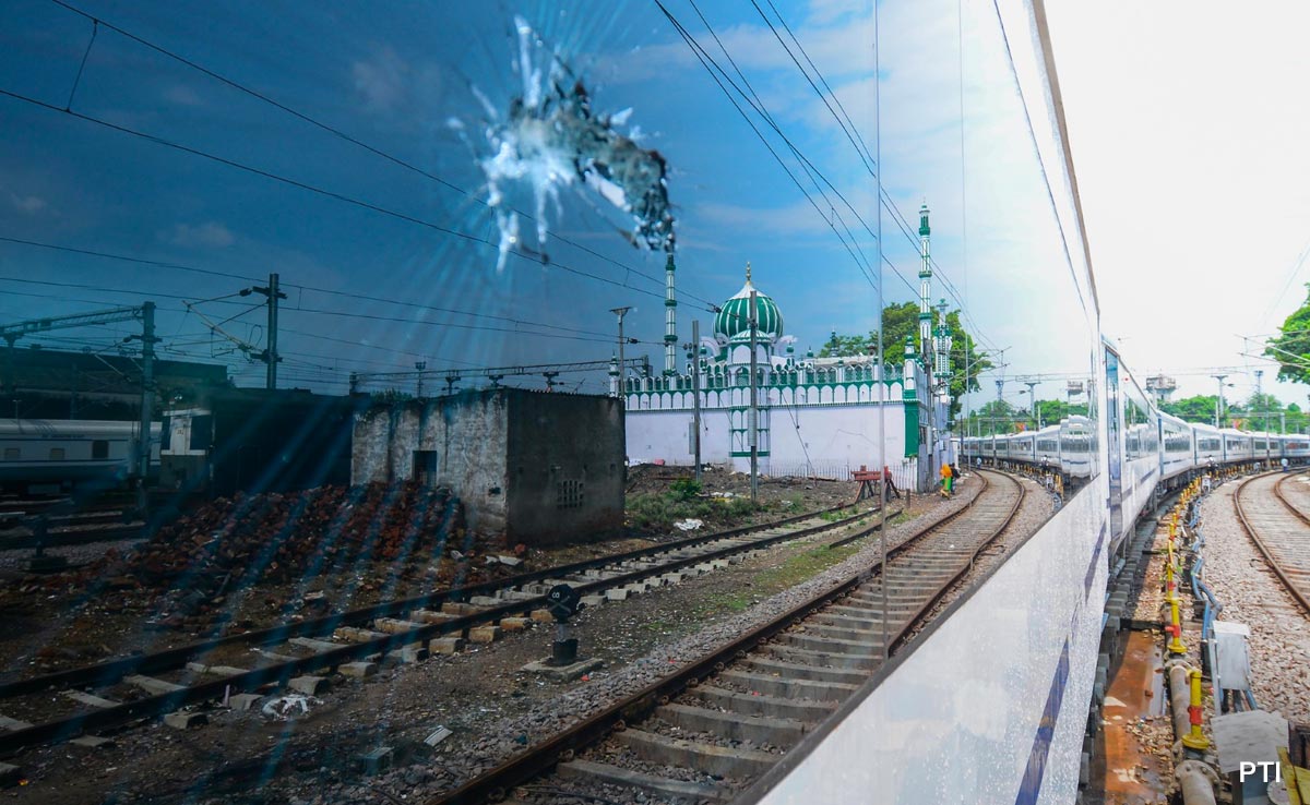 Stones Thrown At Vande Bharat In UP Days After It Mows Down Goats