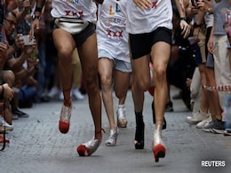 Men In Heels Race In Pride Month Celebration In Madrid Men In Heels Race In Pride Month Celebration In Madrid