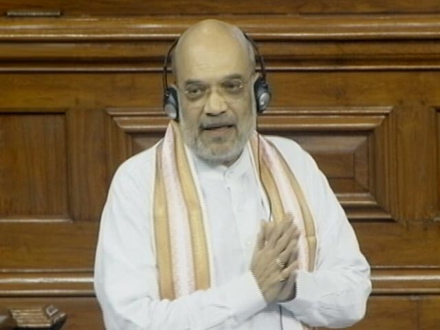 संसद में विपक्ष के हंगामे के बीच सहकारिता पर बोलते रहे अमित शाह