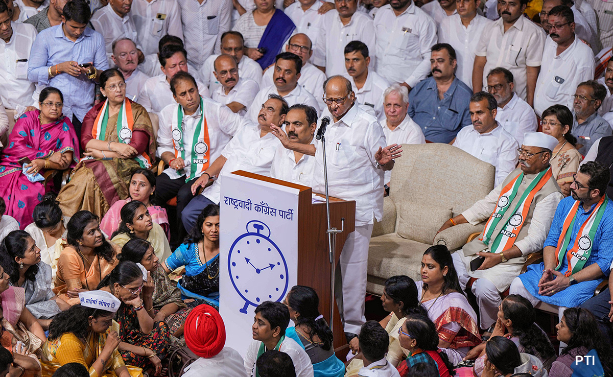 Highlights: Sharad Pawar Says He's NCP Chief, Expels Rebel MPs Praful Patel, Sunil Tatkare