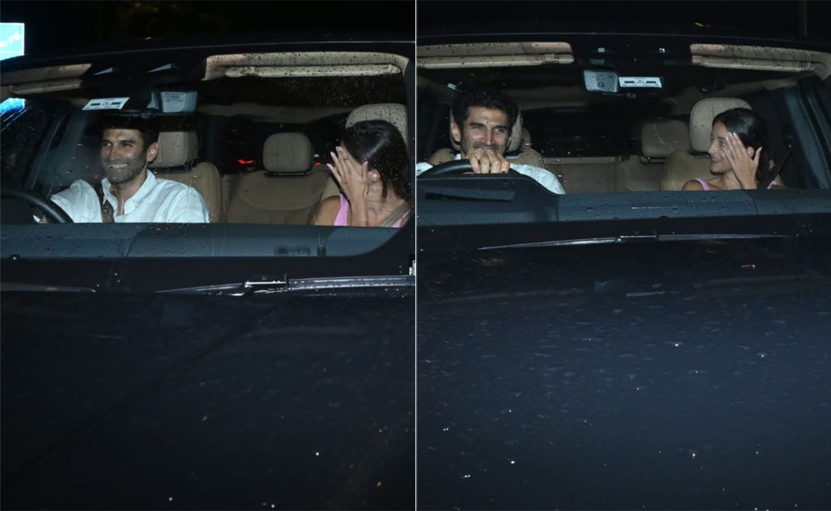 Viral: Rumoured Couple Ananya Panday And Aditya Roy Kapur Go For A Drive In Mumbai