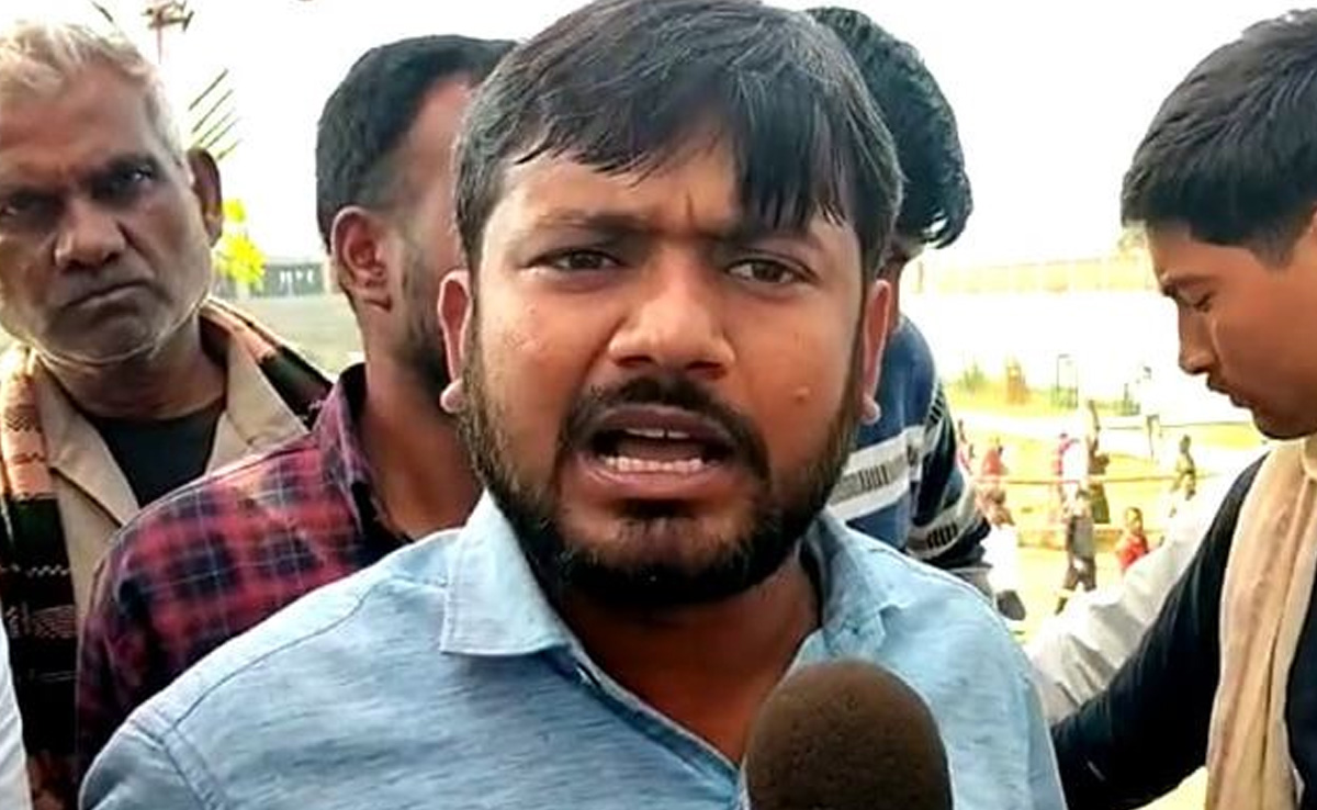 ''अगर मैं देशद्रोही हूं तो मुझे गिरफ्तार करो'' :  इंदौर में बोले कन्हैया कुमार