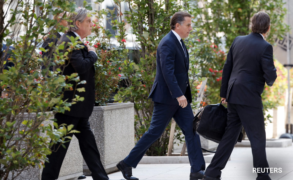 US President's Son Hunter Biden Pleads Not Guilty In Tax Offences Case