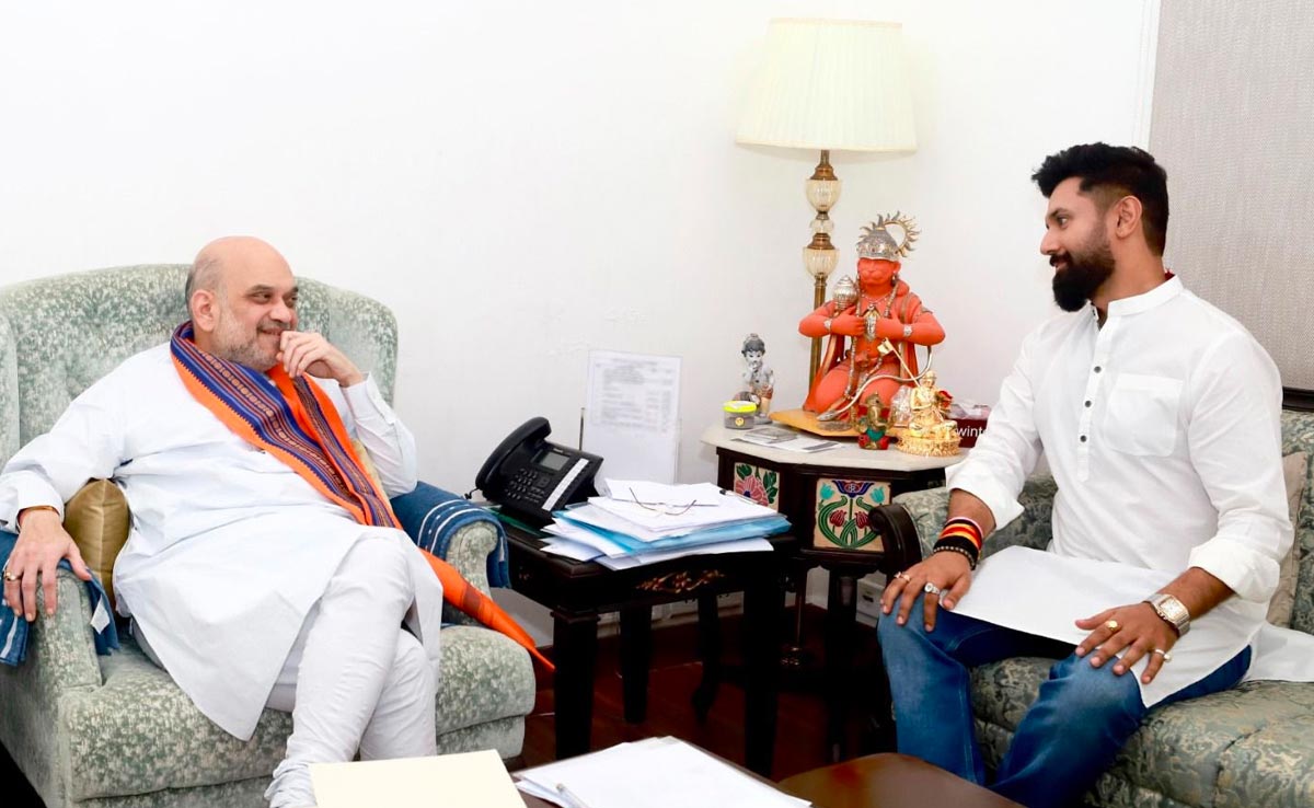 Chirag Paswan Meets Amit Shah, Presents Six-Seat Wishlist