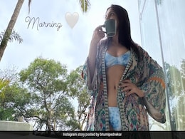 A Hot Cuppa And Mismatched Swimwear Are Bhumi Pednekar's Goa Morning Mandates A Hot Cuppa And Mismatched Swimwear Are Bhumi Pednekar's Goa Morning Mandates
