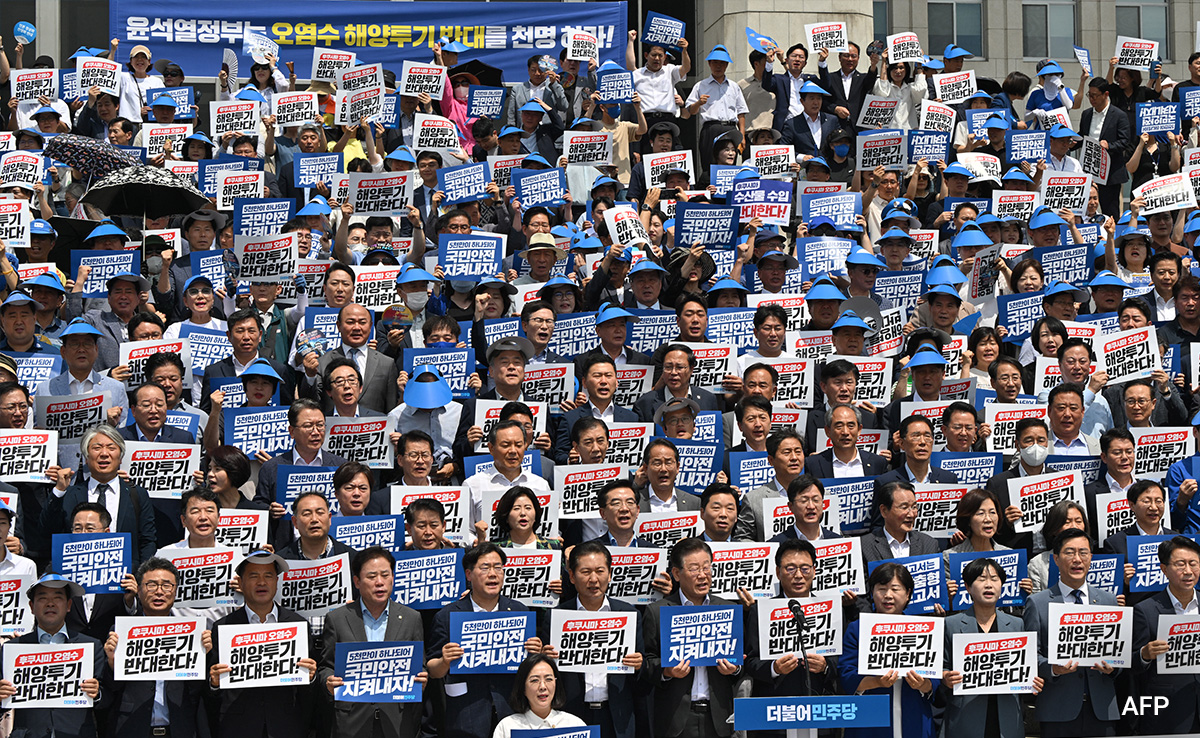 "Negligible" Impact Of Water Release From Fukushima Plant: South Korea