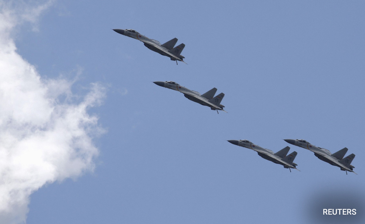China's Show Of Military Strrength Ahead Of Taiwan's War Games