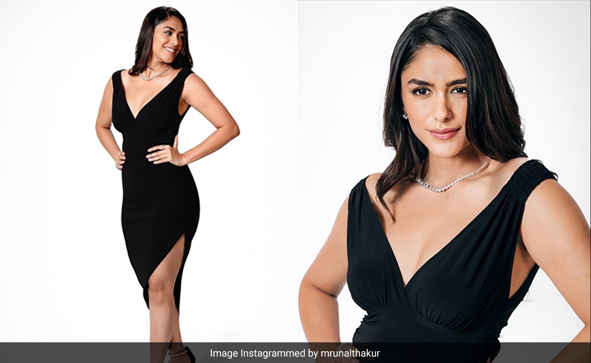 Mrunal Thakur's Black Dress Makes The Run Up For A "Fierce And Fabulous" Wednesday