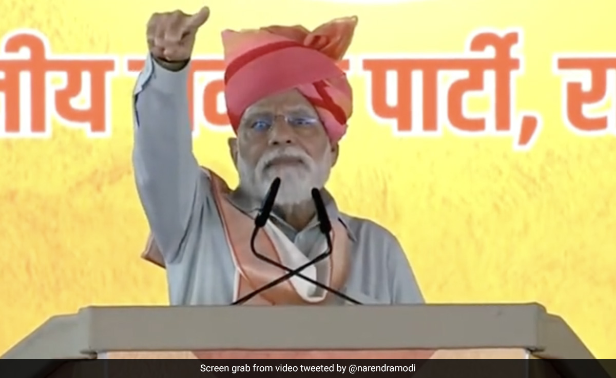 "Standing Shoulder-To-Shoulder With Farmers": PM Modi In Rajasthan