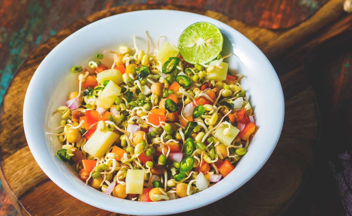 Moong beans are a part of the legume family