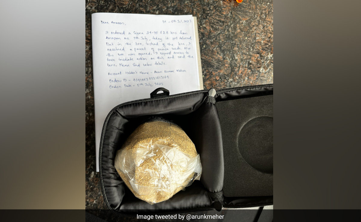 Man Orders Rs 90,000 Camera Lens But Receives Quinoa Seeds, Amazon Responds