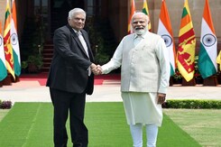 PM Modi Meets Lankan President Ranil Wickremesinghe PM Modi Meets Lankan President Ranil Wickremesinghe
