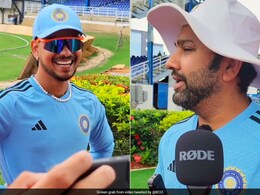Watch: Rohit Sharma Demands This 'Gift' From Birthday Boy Ishan Kishan