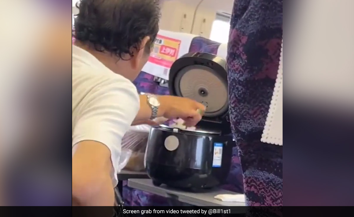 Video Of Chinese Woman Using Rice Cooker On High-Speed Train Shocks Internet