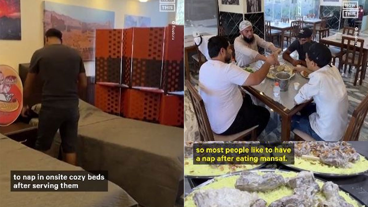 This Jordan Restaurant Allows Post-Meal Naps, Twitter Is Loving It