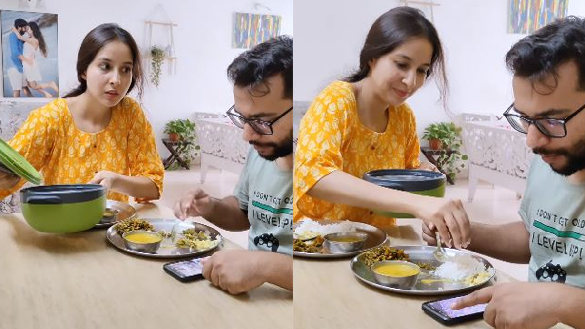 Twitter Is Confused After Watching This Video Of Wife Sacrificing To Feed Her Husband